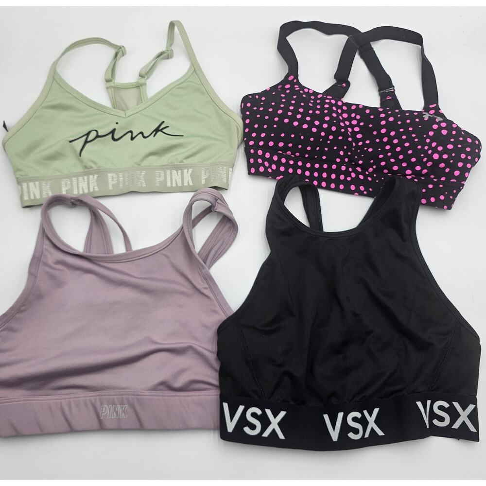 VSX/Pink/UA Teen/Women's Size XS/S Sports Bra Lot of 4